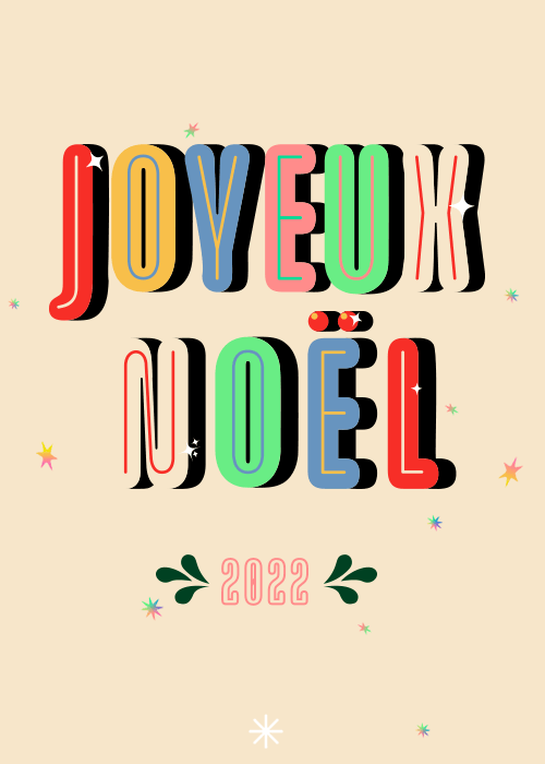 Motion Design,typography,Joyeux Noël 2022